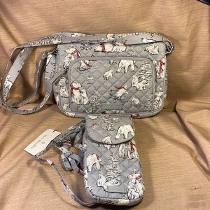 NWT Vera Bradley bundle of 2 purses Beary Merry